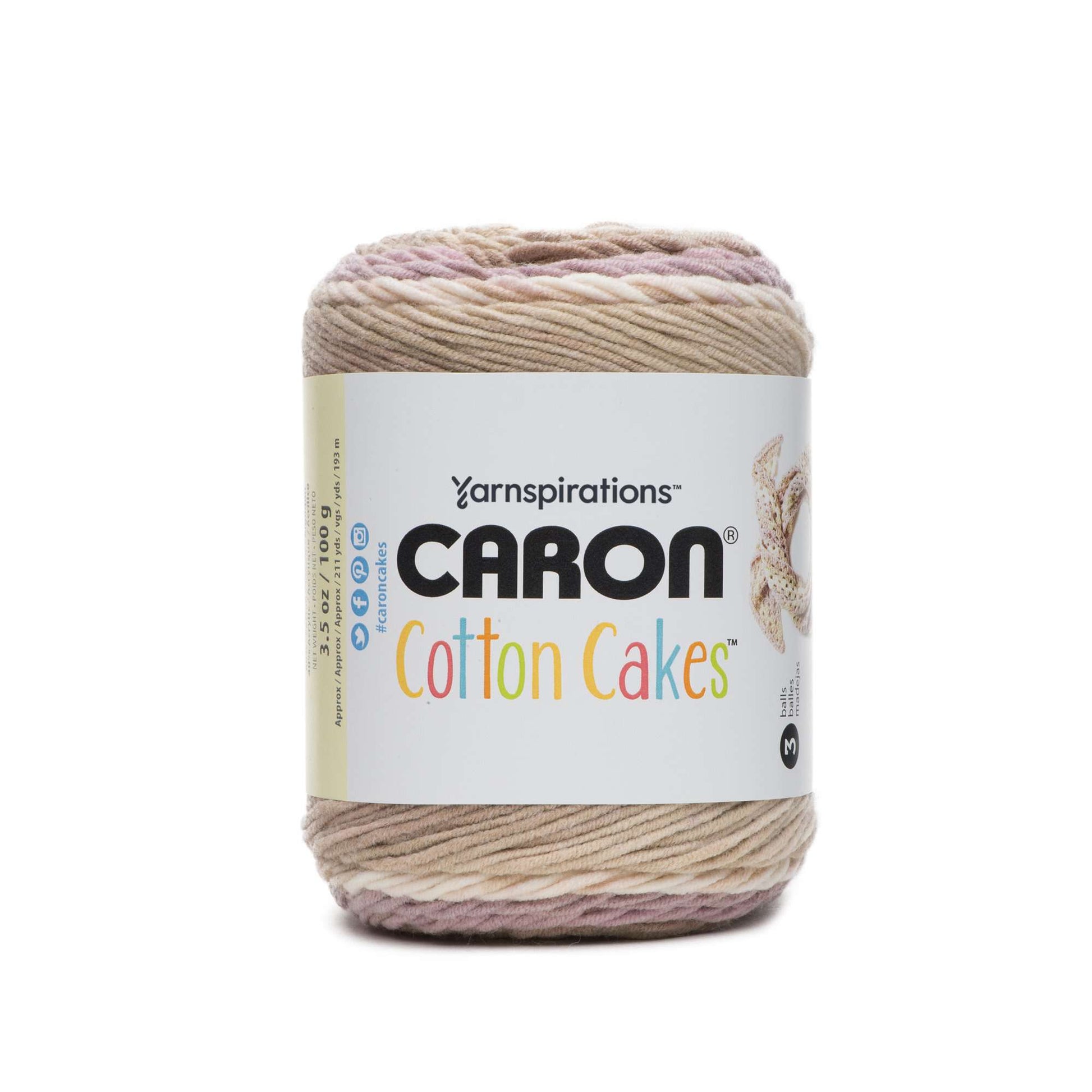 Caron Cotton 3.5oz Cakes Yarn