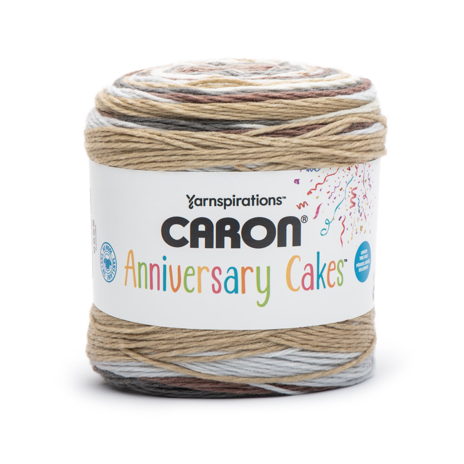 Caron Anniversary Cakes Yarn (1000g/35.3oz) - Clearance Shades Sandy Sore