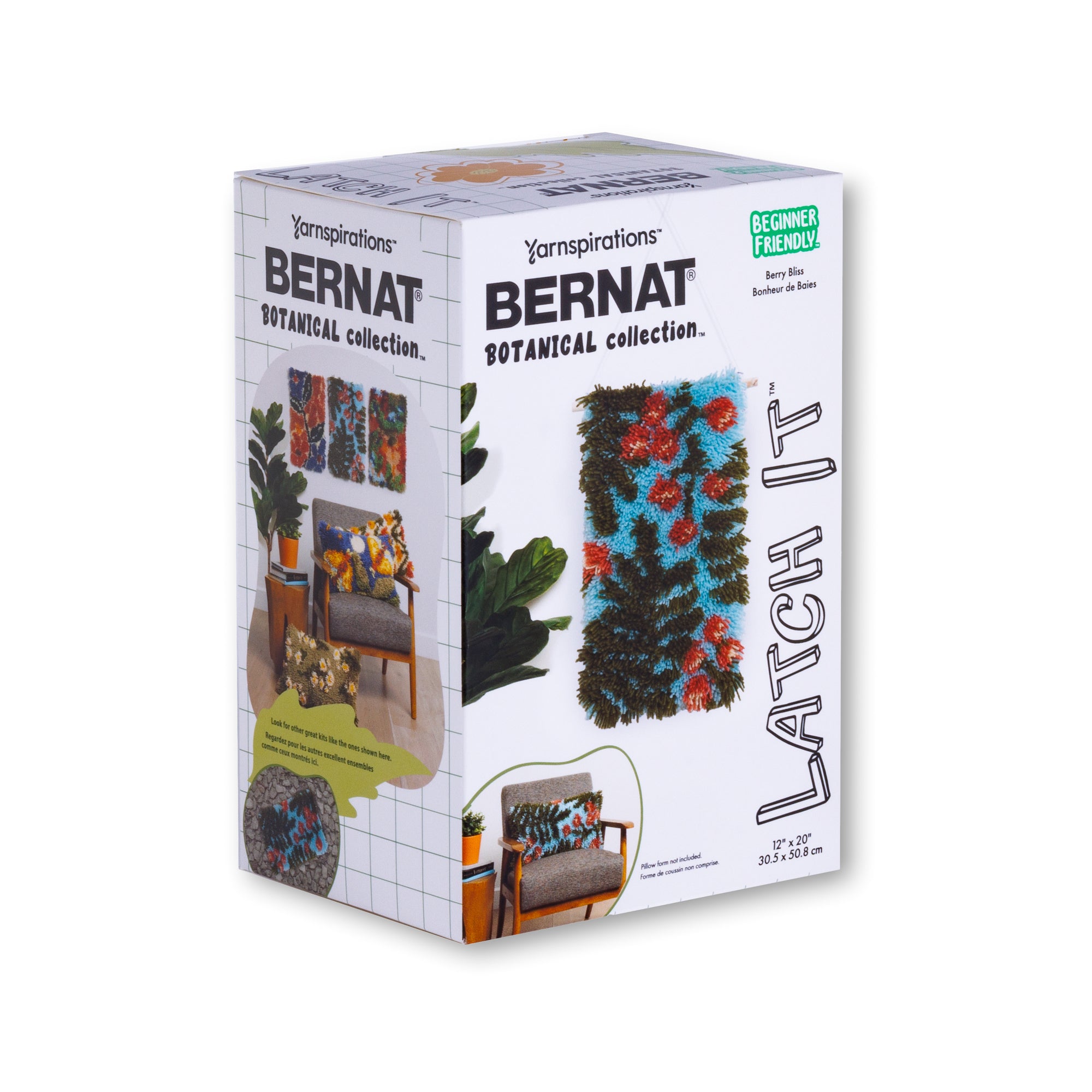 Bernat Latch It - Abstract Botanical | Yarnspirations