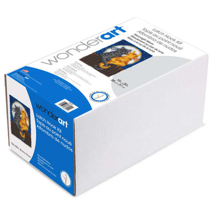 WonderArt Moonlight Meow Kit 15" x 20" - Discontinued Items Moonlight Meow