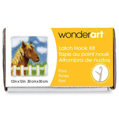WonderArt Pony Kit 12" x 12" - Discontinued Items Pony
