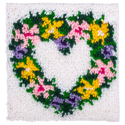 WonderArt Heart Wreath Kit 12" x 12" - Discontinued Items Wreath