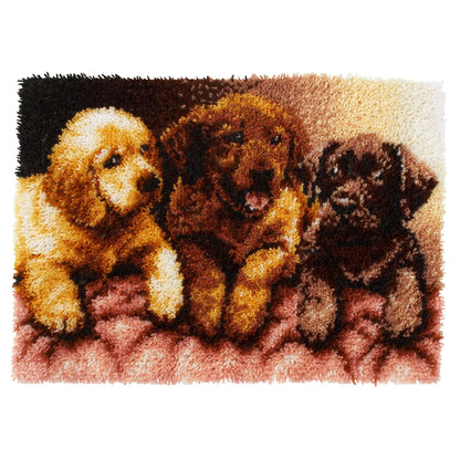 WonderArt Lab Puppies Kit 24" x 34" - Clearance Items Lab Puppies
