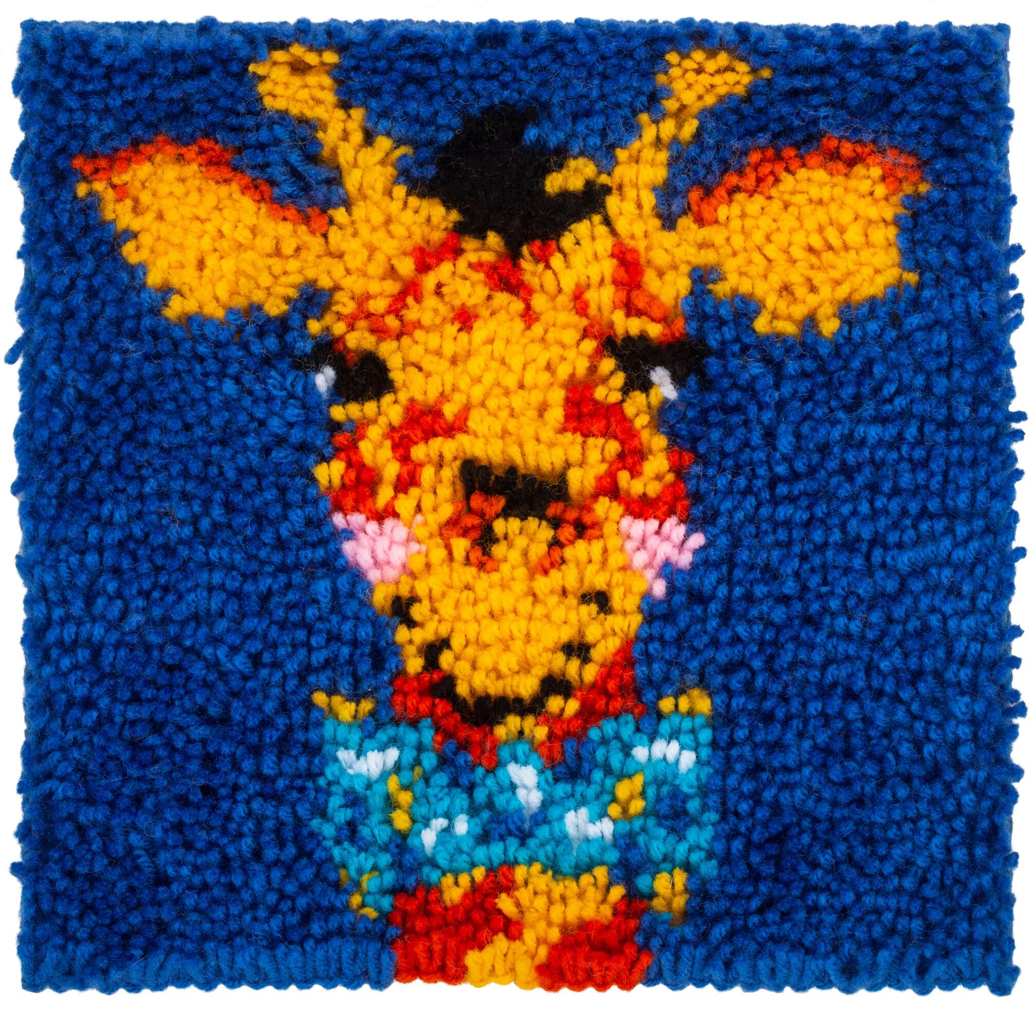 WonderArt Bowtie Giraffe Kit 12" x 12" Yarnspirations