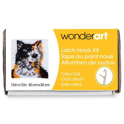 WonderArt Calico Cat Kit 12" x 12" - Discontinued Items Calico Cat