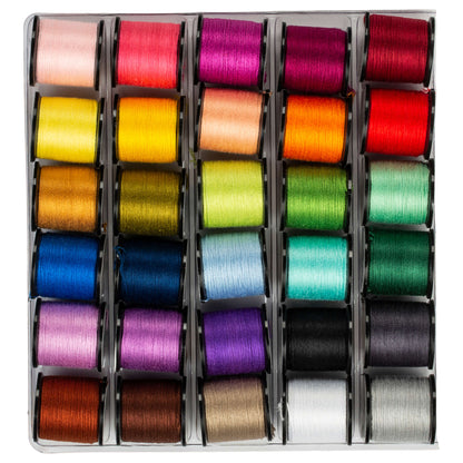 Anchor Embroidery Floss on Spools, 30 Pack Multicolor