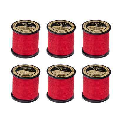 Anchor Spooled Floss 10 Meters - Clearance Shades 0019 Burgundy Medium