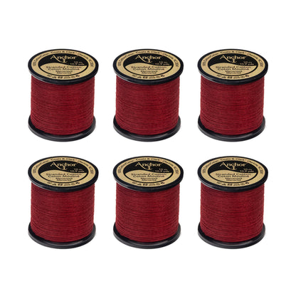 Anchor Spooled Floss 10 Meters - Clearance Shades 0022 Burgundy Very Dark