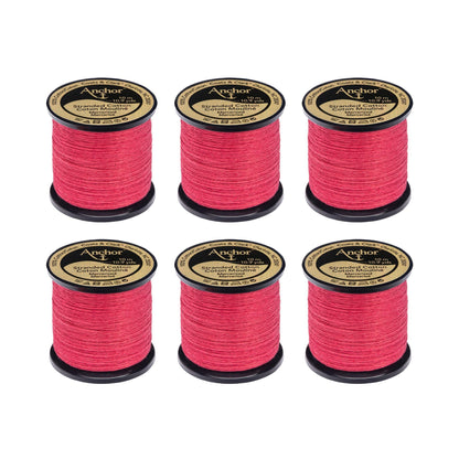 Anchor Spooled Floss 10 Meters (6 Pack) 0039 Blossom Pink Dark