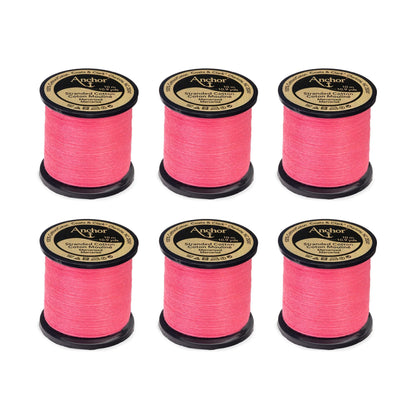 Anchor Spooled Floss 10 Meters - Clearance Shades 0040 Carmine Rose Light