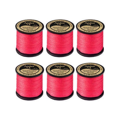 Anchor Spooled Floss 10 Meters - Clearance Shades 0041 Carmine Rose Medium Light