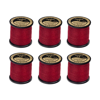 Anchor Spooled Floss 10 Meters - Clearance Shades 0044 Carmine Rose Dark