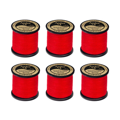 Anchor Spooled Floss 10 Meters - Clearance Shades 0046 Crimson Red