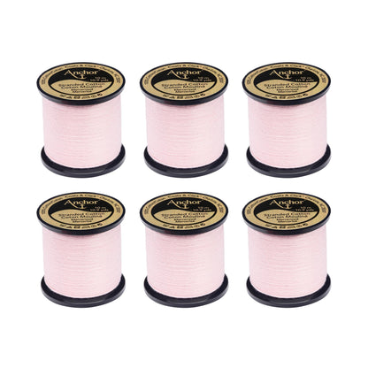 Anchor Spooled Floss 10 Meters - Clearance Shades 0048 China Rose Very Light