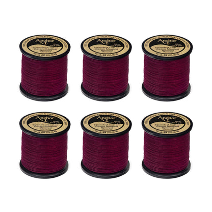 Anchor Spooled Floss 10 Meters - Clearance Shades 0072 Raspberry Very Dark