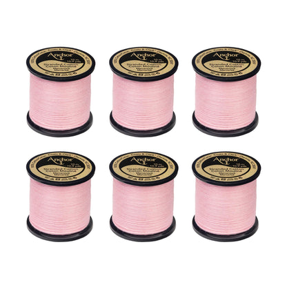 Anchor Spooled Floss 10 Meters - Clearance Shades 0073 Antique Rose Very Light