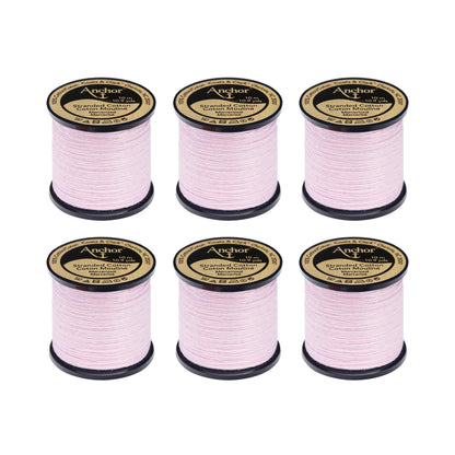 Anchor Spooled Floss 10 Meters (6 Pack) 0103 Plum Very Light