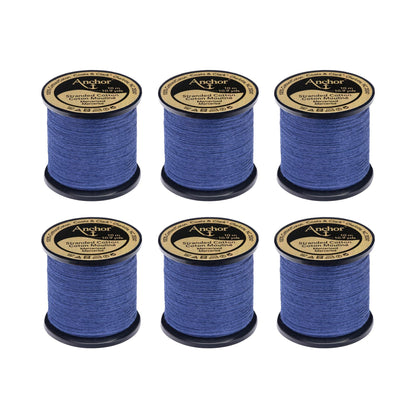 Anchor Spooled Floss 10 Meters (6 Pack) 0123 Blueberry Dark