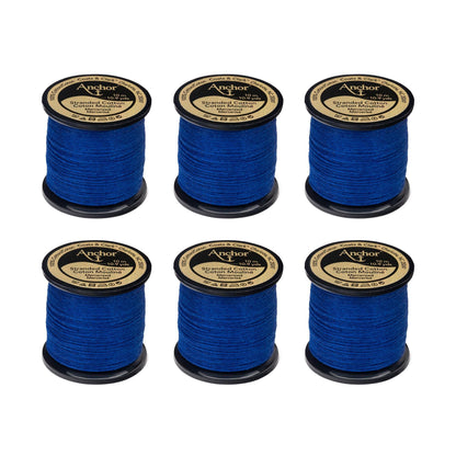 Anchor Spooled Floss 10 Meters - Clearance Shades 0134 Cobalt Blue Very Dark