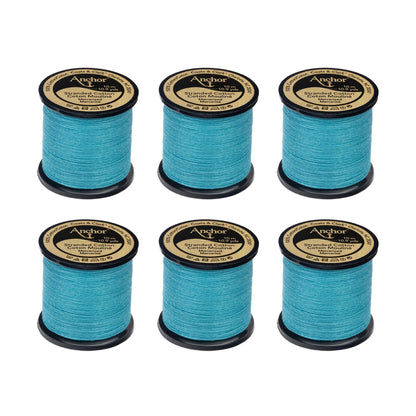 Anchor Spooled Floss 10 Meters (6 Pack) 0168 Surf Blue Light
