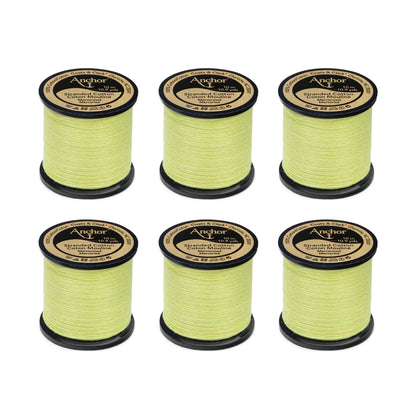Anchor Spooled Floss 10 Meters (6 Pack) 0253 Parrot Green Very Light