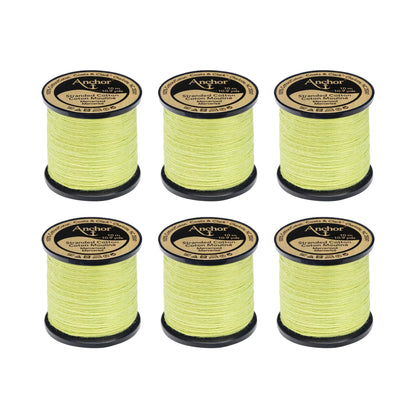 Anchor Spooled Floss 10 Meters (6 Pack) 0254 Parrot Green Light