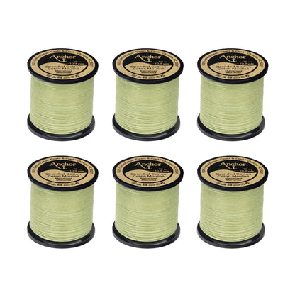 Anchor Spooled Floss 10 Meters (6 Pack) 0264 Avocado Very Light