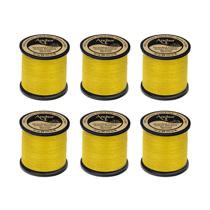 Anchor Spooled Floss 10 Meters (6 Pack) 0279 Olive Green Medium Light