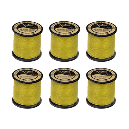 Anchor Spooled Floss 10 Meters (6 Pack) 0280 Olive Green Medium