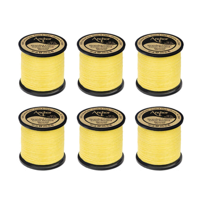 Anchor Spooled Floss 10 Meters (6 Pack) 0288 Canary Yellow Light