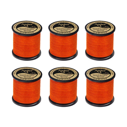 Anchor Spooled Floss 10 Meters (6 Pack) 0326 Apricot Dark