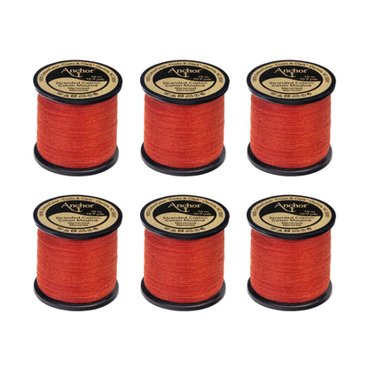 Anchor Spooled Floss 10 Meters - Clearance Shades 0340 Terra Cotta Medium Dark