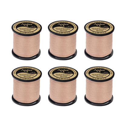 Anchor Spooled Floss 10 Meters (6 Pack) 0376 Fawn Light