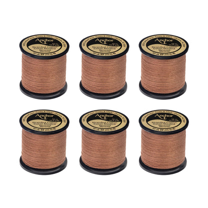 Anchor Spooled Floss 10 Meters (6 Pack) 0379 Fawn Dark