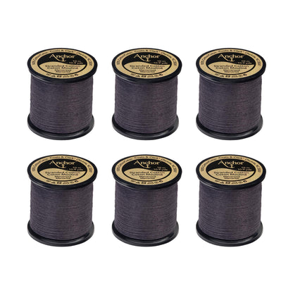 Anchor Spooled Floss 10 Meters - Clearance Shades 0401 Grey Dark