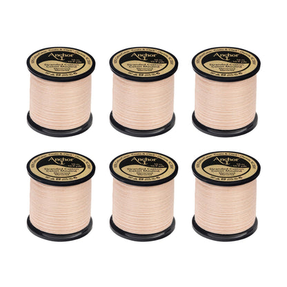 Anchor Spooled Floss 10 Meters (6 Pack) 0778 Bisque Light