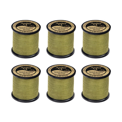 Anchor Spooled Floss 10 Meters (6 Pack) 0843 Fern Green