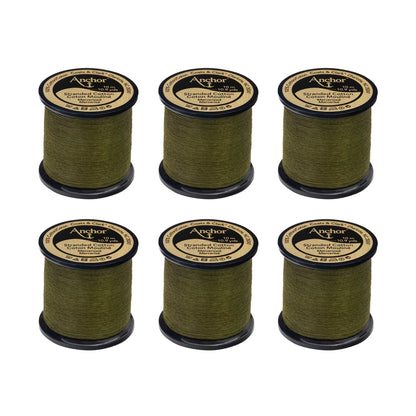 Anchor Spooled Floss 10 Meters - Clearance Shades 0846 Fern Green Dark