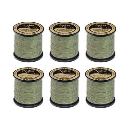 Anchor Spooled Floss 10 Meters - Clearance Shades 0860 Laurel Green Medium Light