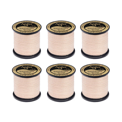 Anchor Spooled Floss 10 Meters (6 Pack) 0933 Fawn Very Light