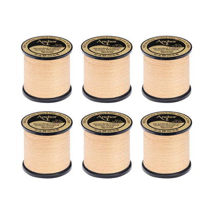 Anchor Spooled Floss 10 Meters (6 Pack) 0942 Wheat Light