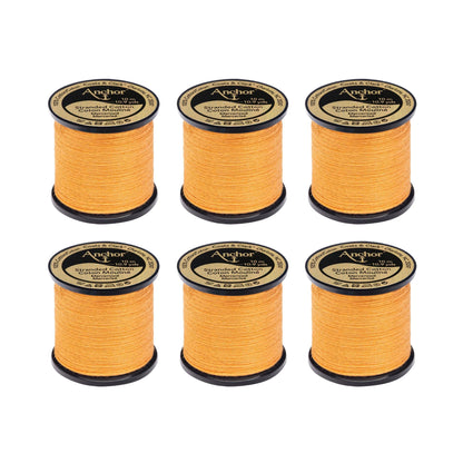 Anchor Spooled Floss 10 Meters (6 Pack) 1002 Antique Gold Light