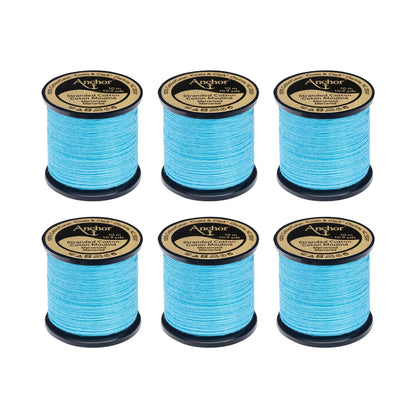 Anchor Spooled Floss 10 Meters (6 Pack) 1090 Electric Blue Light
