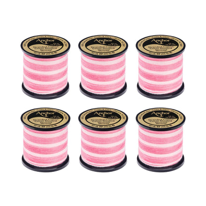 Anchor Spooled Floss 10 Meters (6 Pack) 1201 Pink Fluff