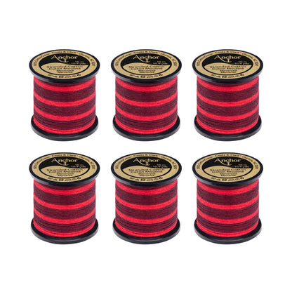 Anchor Spooled Floss 10 Meters (6 Pack) 1206 Candy Apple