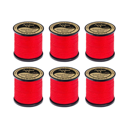 Anchor Spooled Floss 10 Meters (6 Pack) 9046 Christmas Red