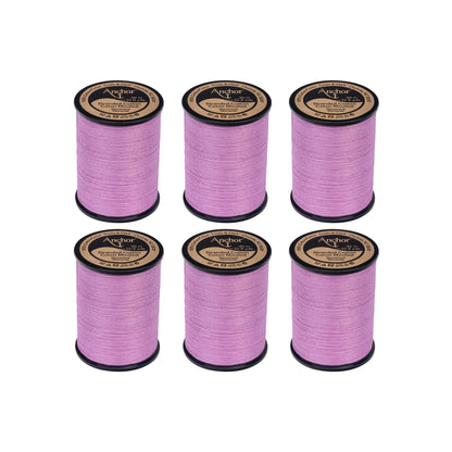 Anchor Spooled Cotton 30 Meters (6 Pack) 0096 Violet Light
