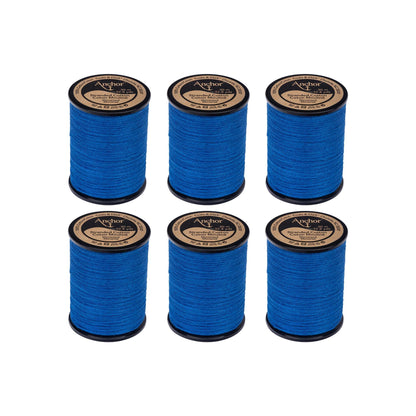 Anchor Spooled Cotton 30 Meters - Clearance Shades 0132 Cobalt Blue Medium Dark