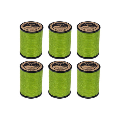 Anchor Spooled Cotton 30 Meters - Clearance Shades 0255 Parrot Green Medium Light