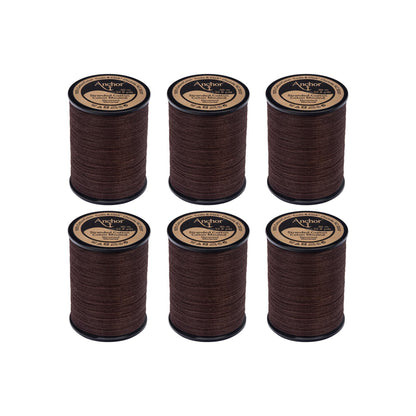 Anchor Spooled Cotton 30 Meters - Clearance Shades 0382 Fudge Dark